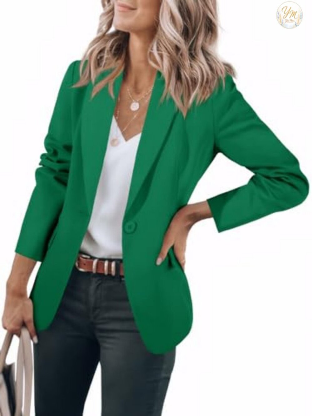 Womens Casual Blazer Long Sleeve Work Office Suit Jacket